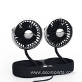 Adjusted Double Head Shaking USB Car Cool Fan